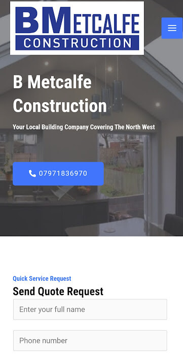 B.Metcalfe construction website